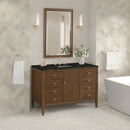 James Martin Myrrin 48" Single Bathroom Vanity, Mid-Century Walnut