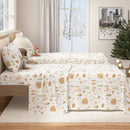 Turkish Cotton Flannel Sheet Set - Kids' Christmas Collection by Great Bay Home