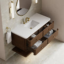 James Martin Allamari 48" Floating Single Bathroom Vanity, Sable