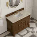 James Martin Brookfield 48" Single Bathroom Vanity, Honey Oak