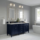 James Martin Brittany 72" Double Bathroom Vanity, Victory Blue