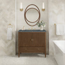 James Martin Myrrin 36" Single Bathroom Vanity, Mid-Century Walnut