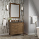 James Martin Brittany 36" Single Bathroom Vanity, Saddle Brown