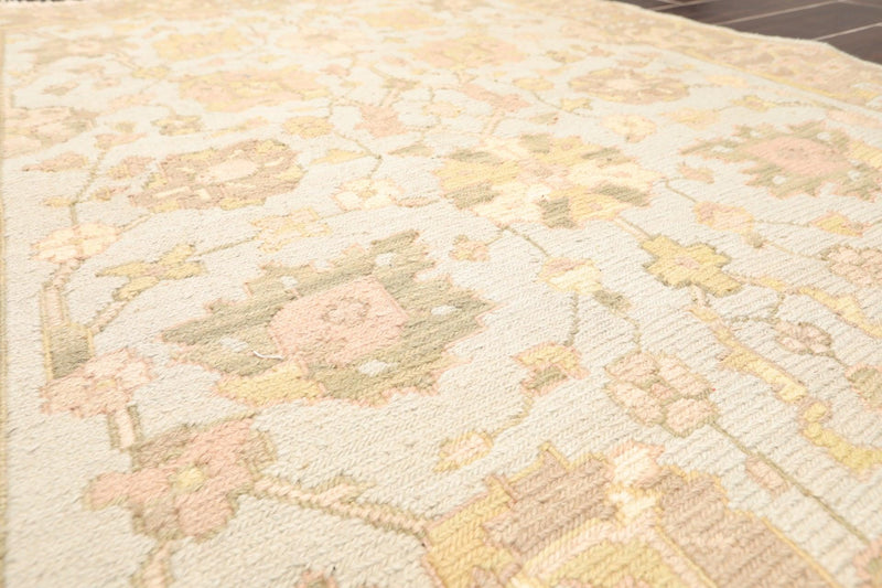 3'10" x 5'10" Hand Knotted Reversible Wool Area Rug Blue