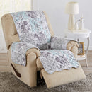 Reversible Floral Patchwork Furniture Protector - Maribel Collection by Great Bay Home