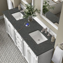 James Martin Bristol 72" Double Bathroom Vanity, Bright White