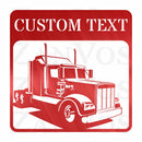 Semi Truck Monogram V5