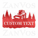 Skid Steer Tree Monogram