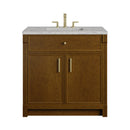 James Martin Bellshire 36" Single Bathroom Vanity, Honey Oak