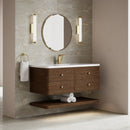 James Martin Allamari 48" Floating Single Bathroom Vanity, Sable