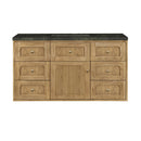 James Martin Laurent 48" Dual Mount Single Bathroom Vanity, Light Natural Oak
