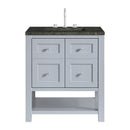 James Martin Breckenridge 30" Single Bathroom Vanity, Serenity Blue