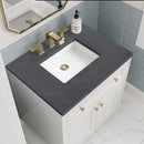 James Martin Chicago 30" Single Bathroom Vanity, Glossy White
