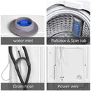 Portable 7.7 lbs Automatic Laundry Washing Machine with Drain Pump by LJGDeals