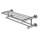 24 Inch Wall Mounted Stainless Steel Towel Storage Rack with 2 Storage Tier by LJGDeals