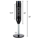 1500W Portable Pedestal Heater w/ Timer Remote Control by LJGDeals