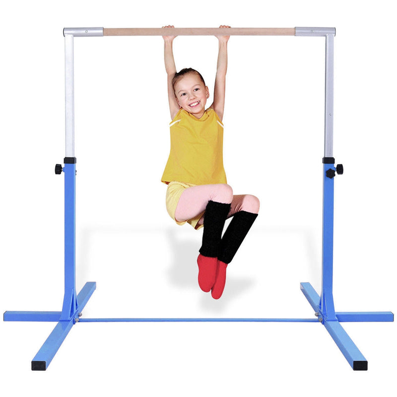 Adjustable Gymnastics Horizontal Bar for Kids-Blue, photo 6 of 8