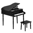 30-Key Wood Toy Kids Grand Piano with Bench by LJGDeals