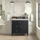 James Martin Lorelai 36" Single Bathroom Vanity, Black Onyx