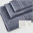 Cotton Terry Bath Towel Set - Cooper Collection by Great Bay Home
