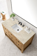 James Martin Breckenridge 48" Single Bathroom Vanity, Light Natural Oak