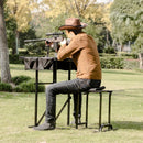 Foldable Shooting Bench with Adjustable Height Table by LJGDeals