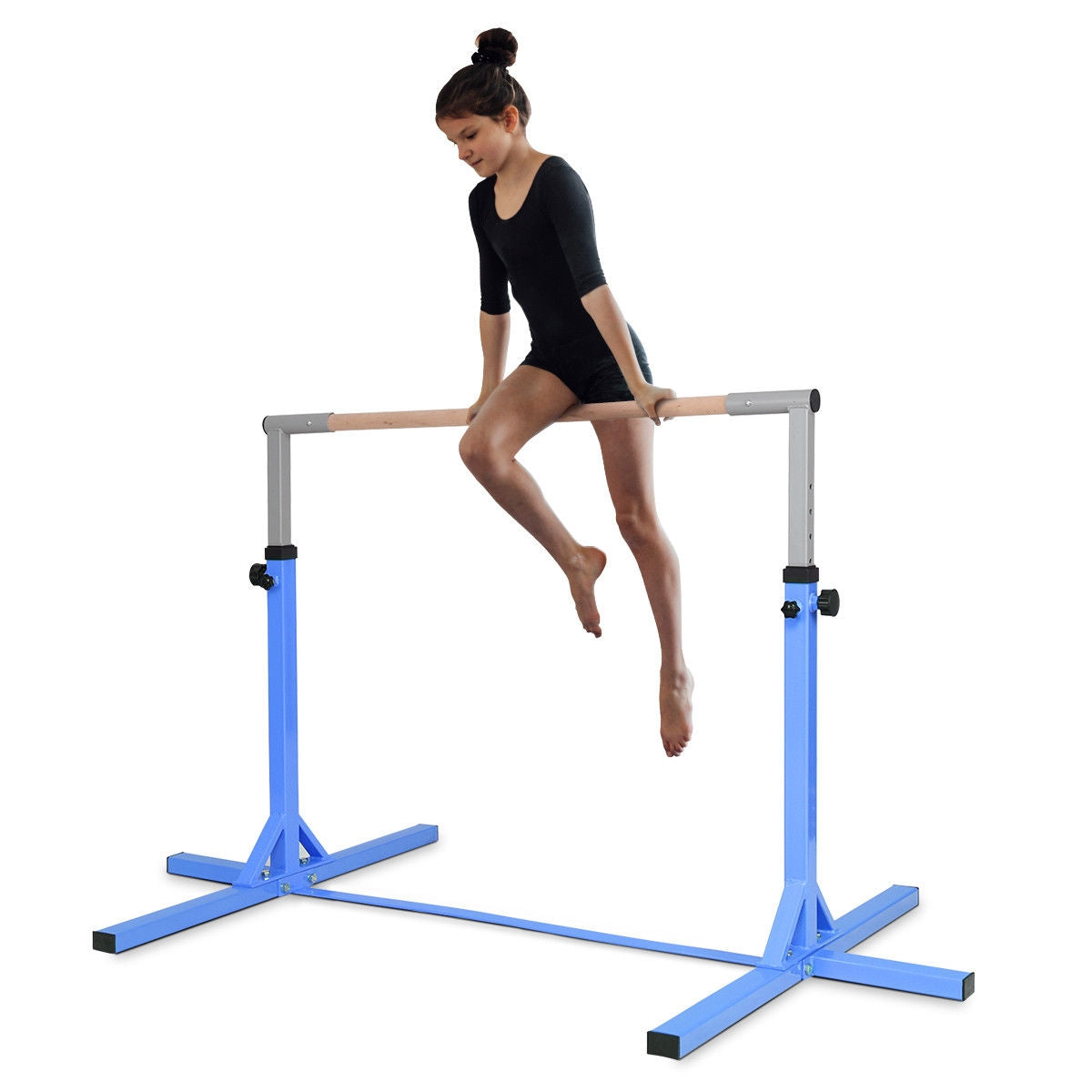 Adjustable Gymnastics Horizontal Bar for Kids-Blue, photo 7 of 8