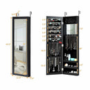 Full Length Mirror Jewelry Cabinet with Ring Slots and Necklace Hooks by LJGDeals