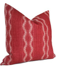 Zanzibar Pillow Cover in Red, Peter Dunham Textiles