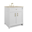 James Martin Bellshire 30" Single Bathroom Vanity, Bright White
