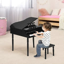 30-Key Wood Toy Kids Grand Piano with Bench by LJGDeals