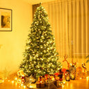 7.5 ft Artificial Christmas Tree with LED Lights and Pine Cones by DirectDeals