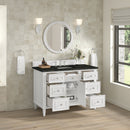 James Martin Lorelai 48" Single Bathroom Vanity, Bright White