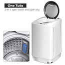 Portable 7.7 lbs Automatic Laundry Washing Machine with Drain Pump by LJGDeals