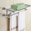 24 Inch Wall Mounted Stainless Steel Towel Storage Rack with 2 Storage Tier by LJGDeals