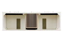 James Martin Brittany 72" Double Bathroom Vanity, Bright White