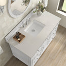James Martin Lorelai 48" Single Bathroom Vanity, Bright White