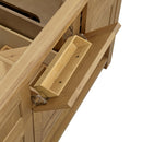 James Martin Breckenridge 60" Double Bathroom Vanity, Light Natural Oak