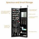 Full Length Mirror Jewelry Cabinet with Ring Slots and Necklace Hooks by LJGDeals