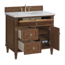 James Martin Lorelai 36" Single Bathroom Vanity, Mid-Century Walnut