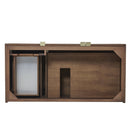 James Martin Marcello 48" Floating Single Bathroom Vanity, Chestnut