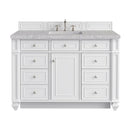 James Martin Bristol 48" Single Bathroom Vanity, Bright White