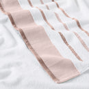 Decorative Cotton Stripe Bath Towel Set - Noelle Collection