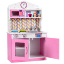 Kids Wooden Pretend Cooking Playset Cookware by LJGDeals