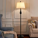 3 Pieces Brushed Nickel Lamp Set-Black by LJGDeals