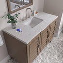 James Martin Portland 48" Single Bathroom Vanity, Whitewashed Walnut