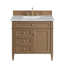 James Martin Brittany 36" Single Bathroom Vanity, Pecan