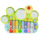 3-in-1 Electronic Piano Xylophone Game Drum Set by LJGDeals