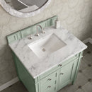 James Martin Brittany 30" Single Bathroom Vanity, Sage Green
