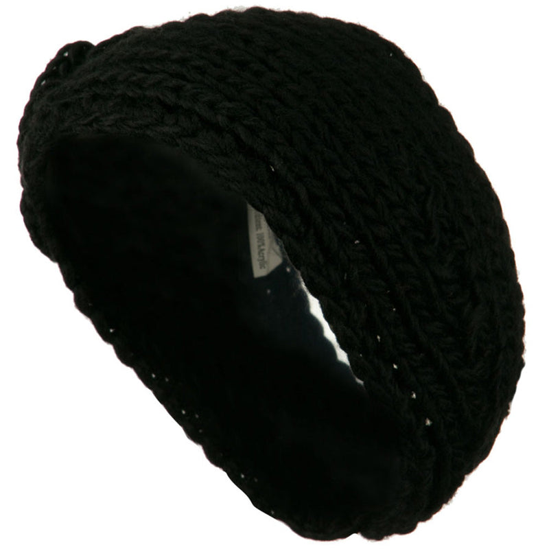 Large Rose Accent Woman's Head Band